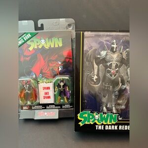 Spawn The Dark Redeemer 7” Figure & Page Punchers with comic book & 3” Figures